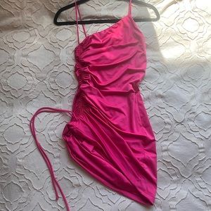 Cotton Candy LA Asymmetrical Bodycon Dress